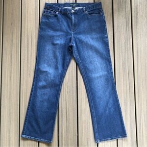 Lauren Jeans Company Classic 5 Pocket Blue Denim Jeans Size 14